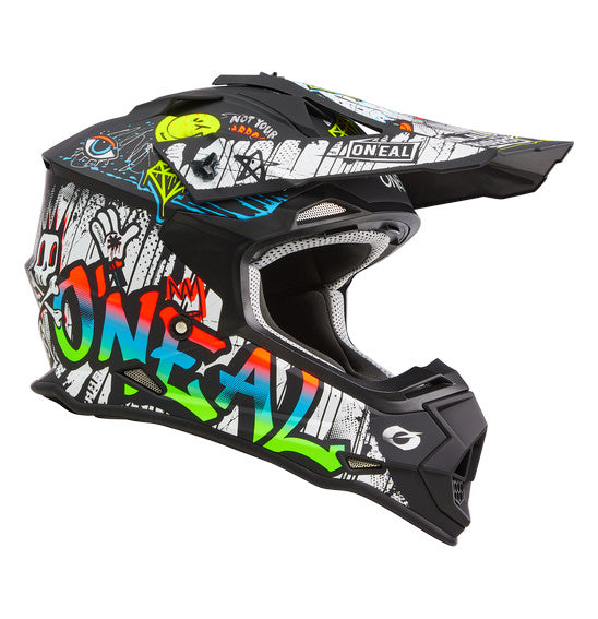 O'Neal 2024 2SRS RANCID Helmet - Black/White
