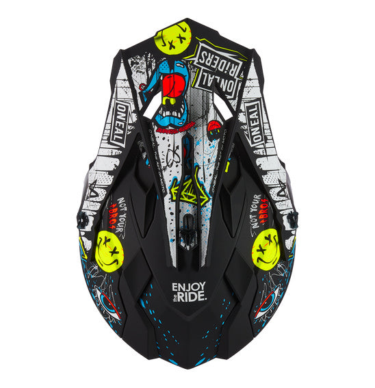 O'Neal 2024 2SRS RANCID Helmet - Black/White