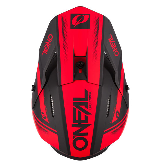 O'Neal 2024 3SRS RACEWEAR Helmet - Black/Red
