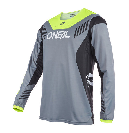 O'Neal Youth ELEMENT FR Jersey Hybrid - Grey/Neon Yel