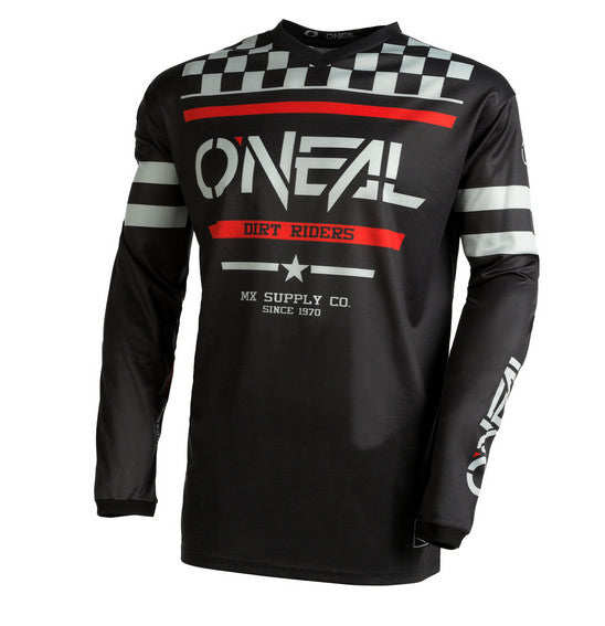 O'Neal Youth ELEMENT Squadron Jersey - Black/Grey