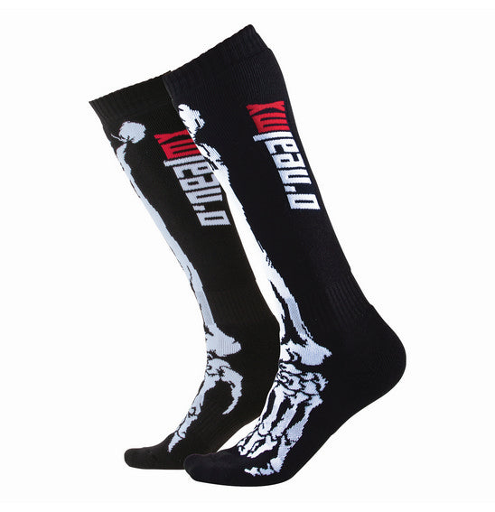 O'Neal Youth PRO MX X-Ray Sock - Black/White